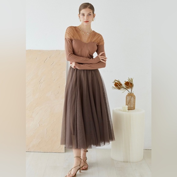 Chicwish My Secret Garden Tulle Skirt - Picture 2 of 8